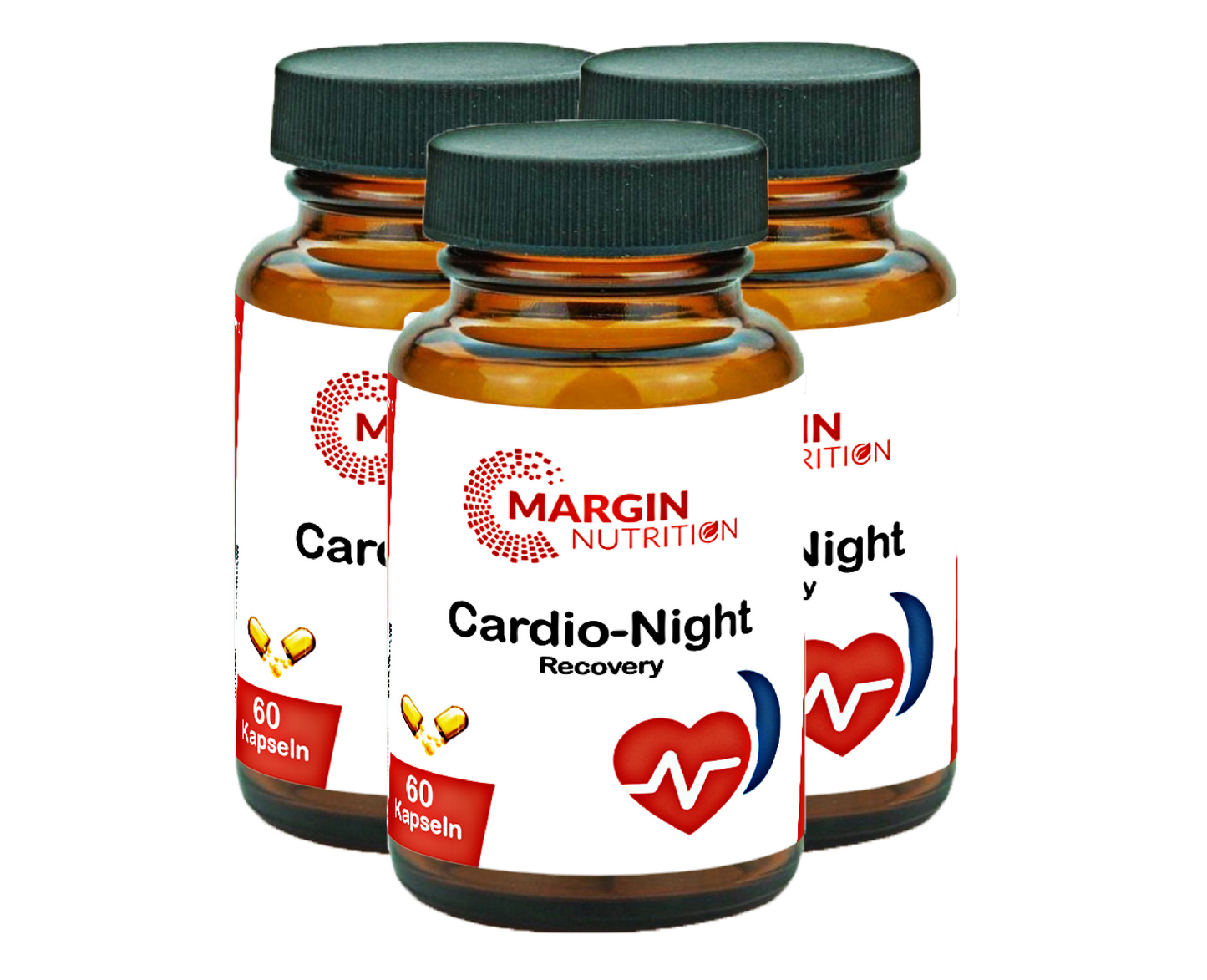 Cardio-Night Recovery – Mit Vitamin C, MSM, Coenzym Q10, Oligomere Proanthocyanidine (OPC) und Melatonin | 30, 60, 2×60, 3×60 vegane Kapseln