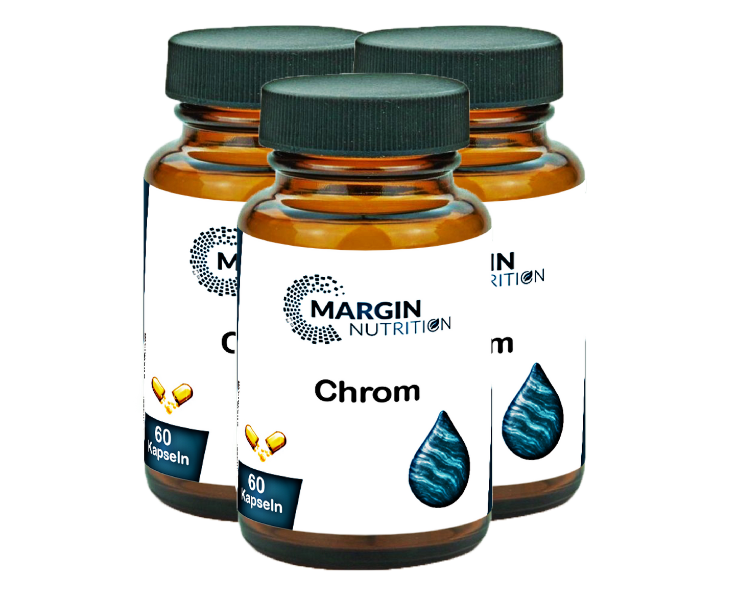 Chrom / Hochdosiert 150 µg pro Tagesdosis (30, 60, 2x60, 3x60 Vegane Kapseln)