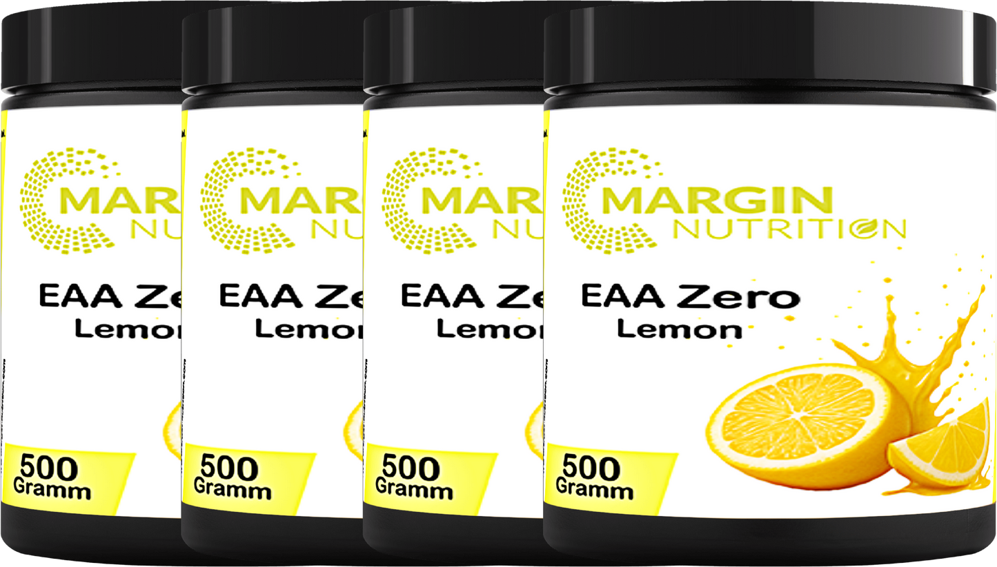 EAA Zero Lemon – Essentielle Aminosäuren ohne Zucker | 250 g, 500 g, 2×500 g, 4×500 g