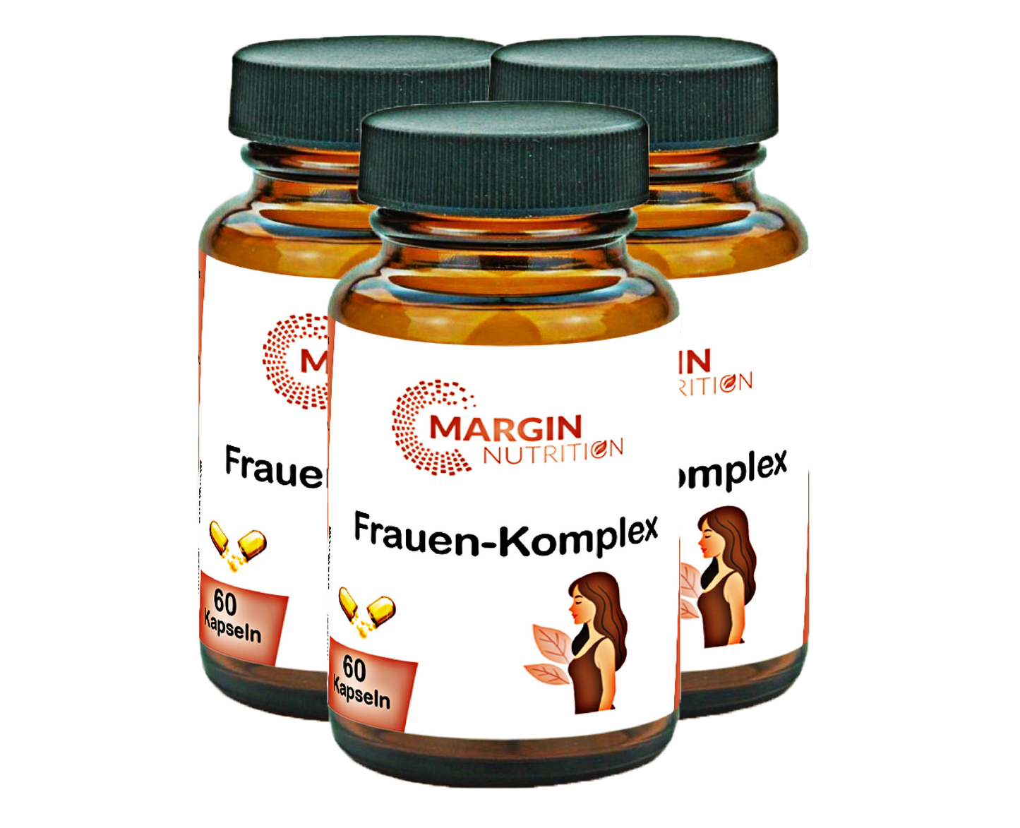 Frauen-Komplex / Mit allen 8 B-Vitaminen, Eisen und Zink (30, 60, 2x60, 3x60 Vegane Kapseln)