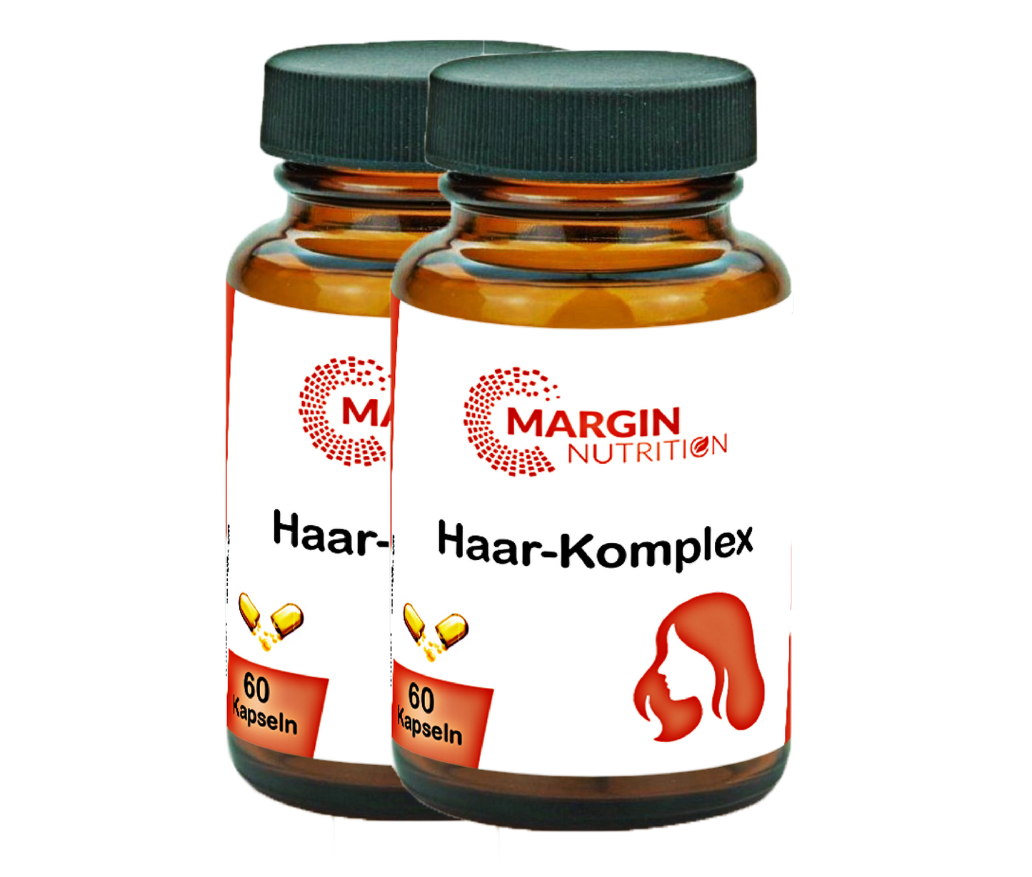 Haar-Komplex / Mit Kupfer, Zink, Selen und Biotin (Vitamin B7) (30, 60, 2x60, 3x60 Vegane Kapseln)