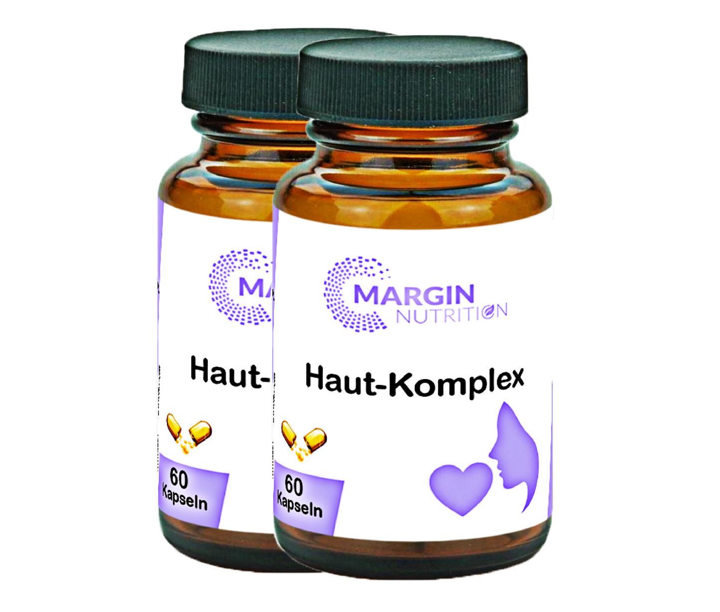 Haut-Komplex / Mit Vitamin A, Vitamin E, Vitamin C, Zink und Oligomere Proanthocyanidine (OPC) (30, 60, 2x60, 3x60 Vegane Kapseln)