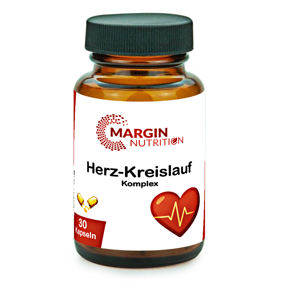 Herz-Kreislauf Komplex / Mit Magnesium, Vitamin D3, Vitamin K2 und Coenzym Q10 (30, 60, 2x60, 3x60 Vegane Kapseln)