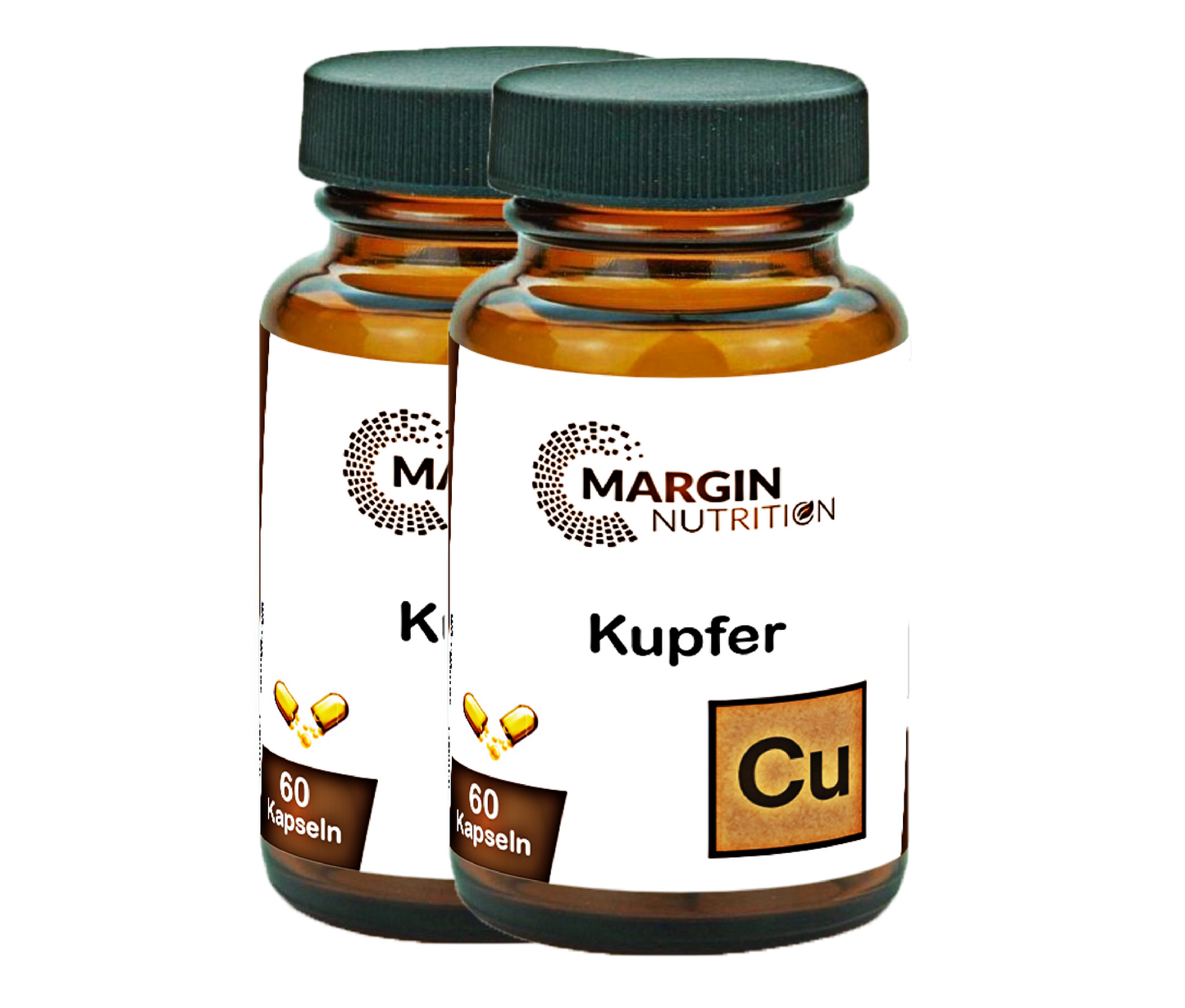 Kupfer / Hochdosiert 2 mg pro Tagesdosis (30, 60, 2x60, 3x60 Vegane Kapseln)