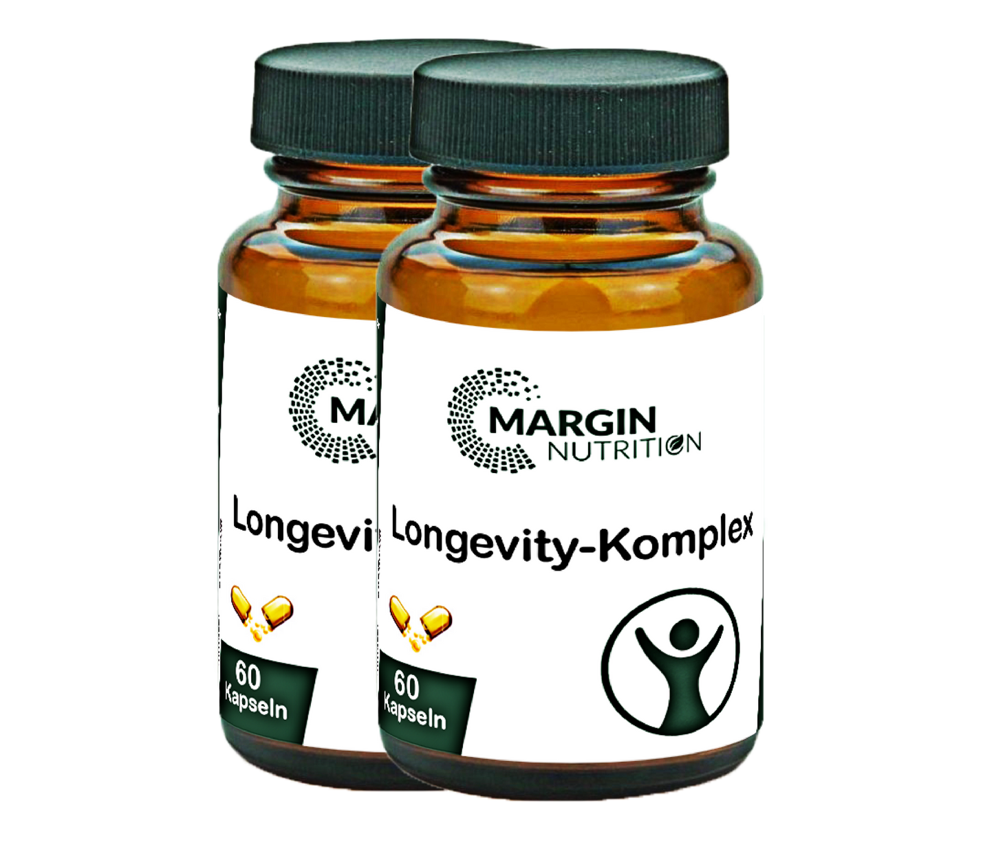 Longevity-Komplex / Mit Vitamin D3, Vitamin K2 MK-7, Coenzym Q10 und Selen (30, 60, 2x60, 3x60 Vegane Kapseln