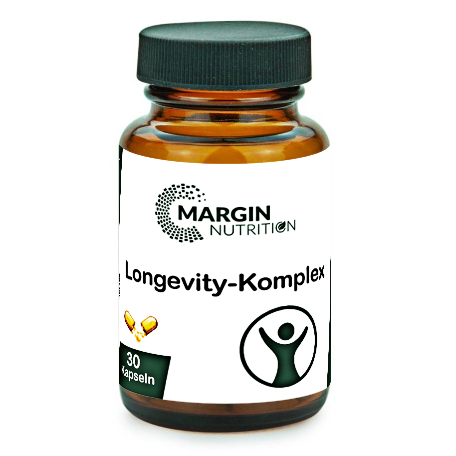 Longevity-Komplex / Mit Vitamin D3, Vitamin K2 MK-7, Coenzym Q10 und Selen (30, 60, 2x60, 3x60 Vegane Kapseln