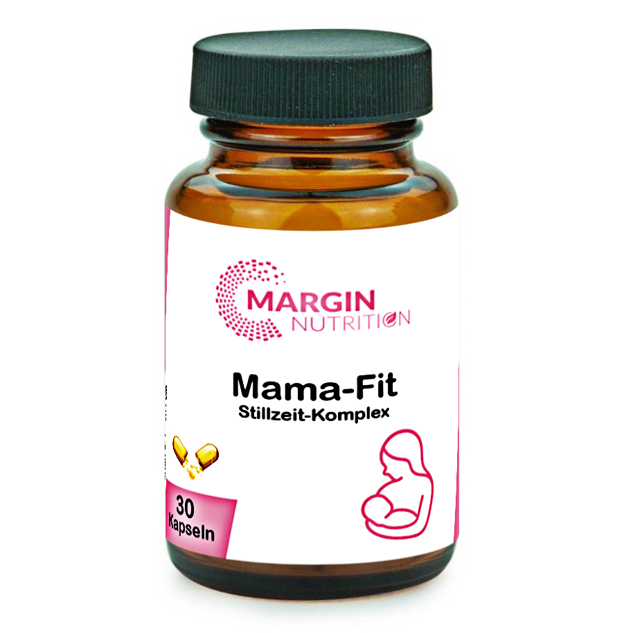 Mama-Fit Stillzeit-Komplex / Mit allen 8 B-Vitaminen, Vitamin C, Vitamin D3 und Coenzym Q10 (30, 60, 2x60, 3x60 Vegane Kapseln)