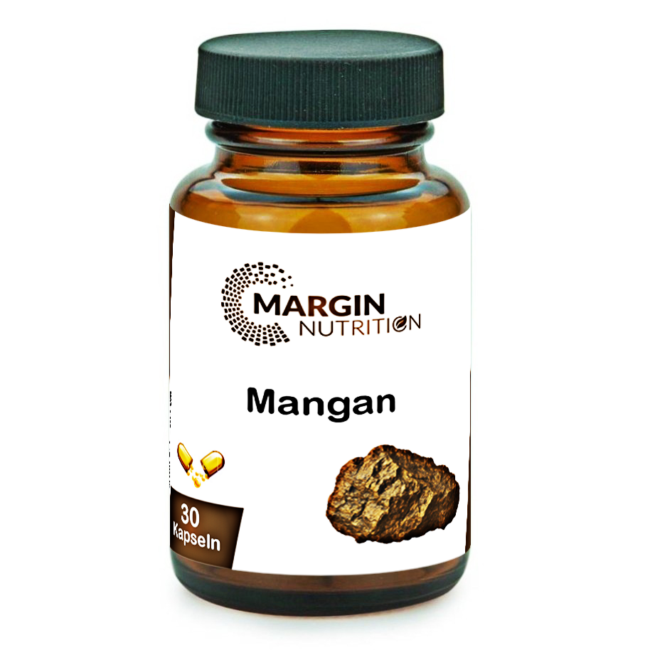 Mangan / Hochdosiert 3 mg pro Tagesdosis (30, 60, 2x60, 3x60 Vegane Kapseln)