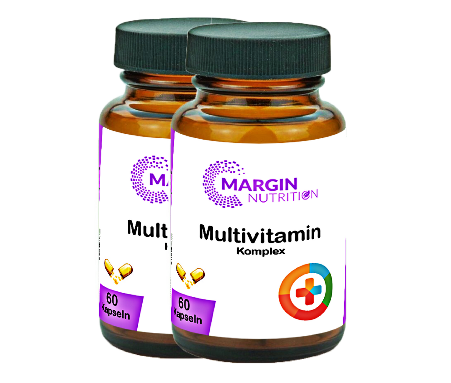 Multivitamin Komplex / Mit Vitaminen, Mineralstoffen und Pflanzenextrakten (30, 60, 2x60, 3x60 Vegane Kapseln)