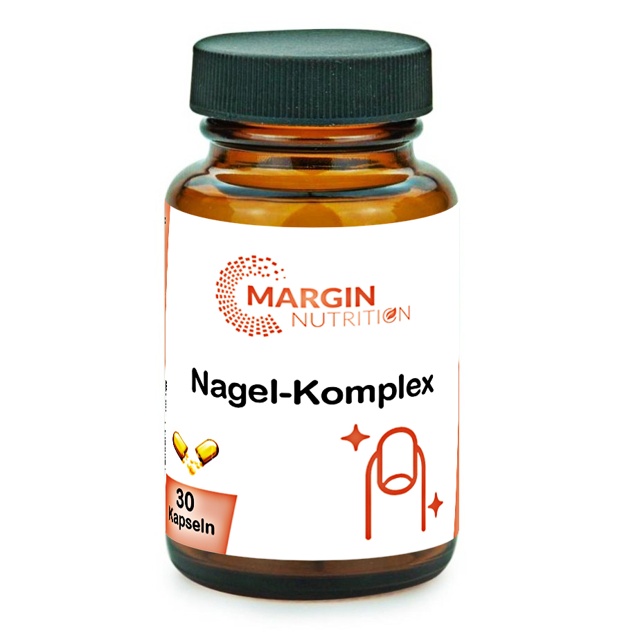 Nagel-Komplex / Mit Eisen, Zink, Vitamin B7 (Biotin) und Vitamin B9 (Folsäure) (30, 60, 2x60, 3x60 Vegane Kapseln)