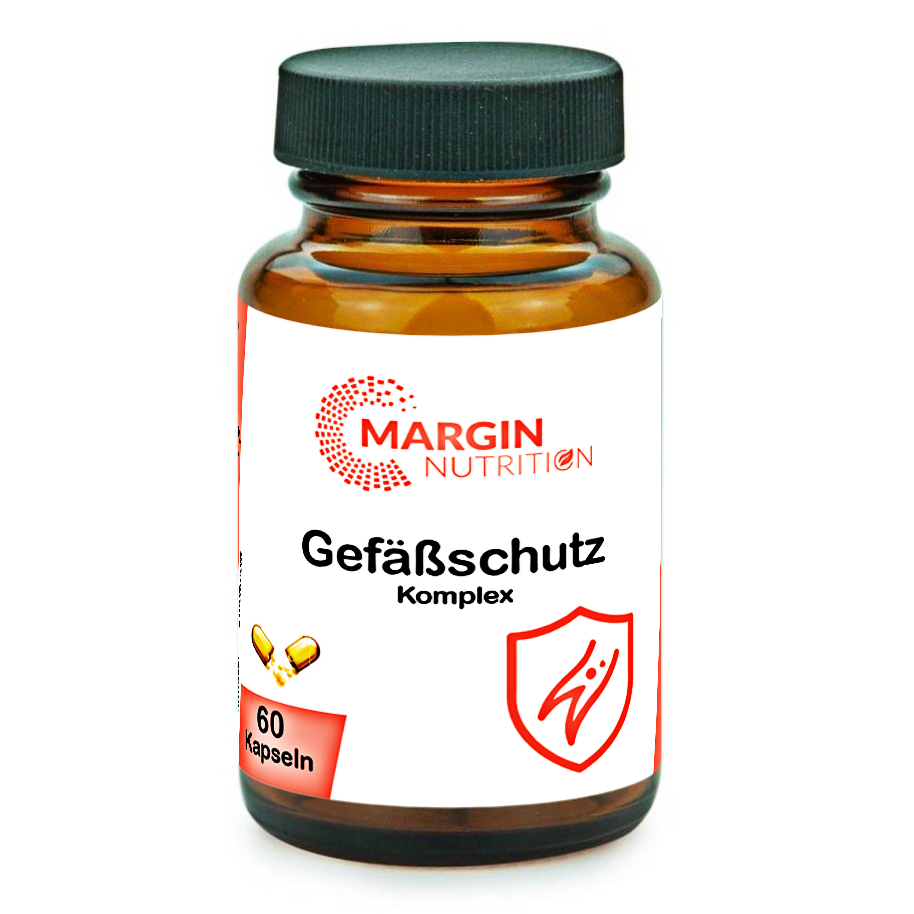 Gefäßschutz Komplex / Mit Vitamin C, Selen, Vitamin E, Vitamin D3 und Oligomere Proanthocyanidine (30, 60, 2x60, 3x60 Vegane Kapseln)