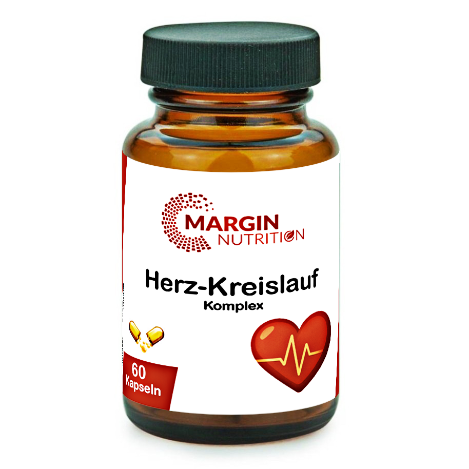 Herz-Kreislauf Komplex / Mit Magnesium, Vitamin D3, Vitamin K2 und Coenzym Q10 (30, 60, 2x60, 3x60 Vegane Kapseln)
