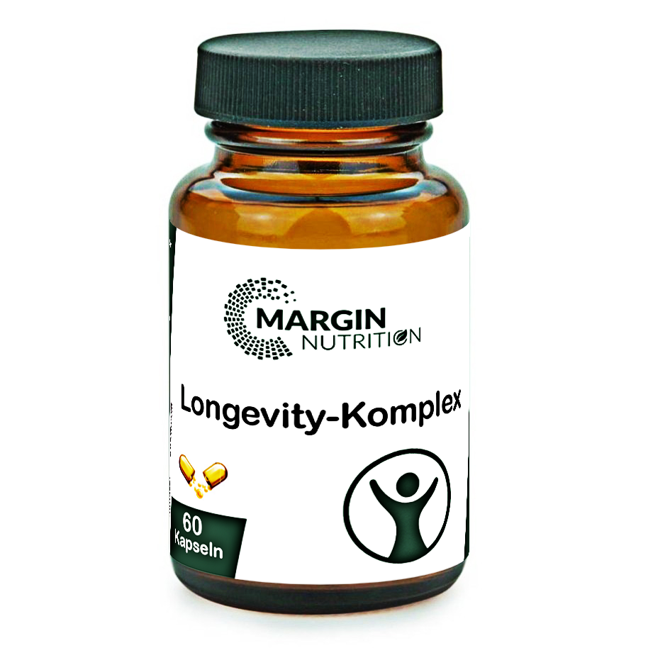 Longevity-Komplex / Mit Vitamin D3, Vitamin K2 MK-7, Coenzym Q10 und Selen (30, 60, 2x60, 3x60 Vegane Kapseln