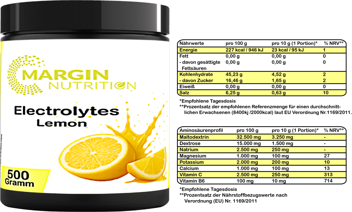 Electrolytes Lemon
