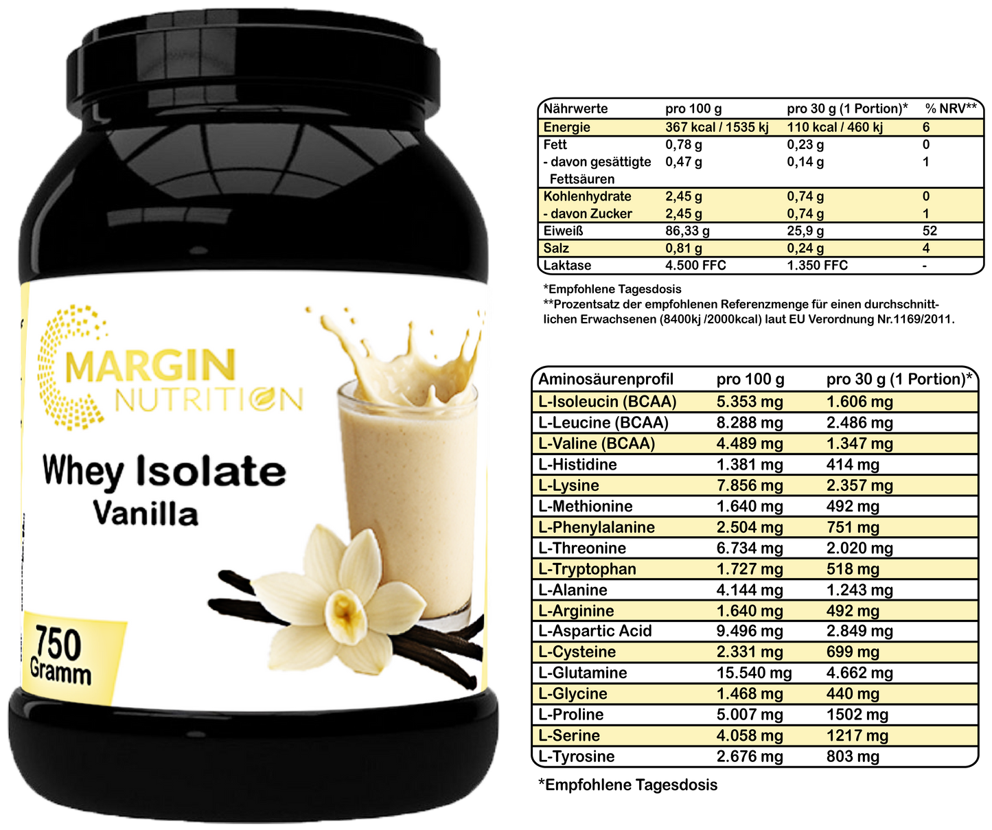 Whey Isolate Vanilla
