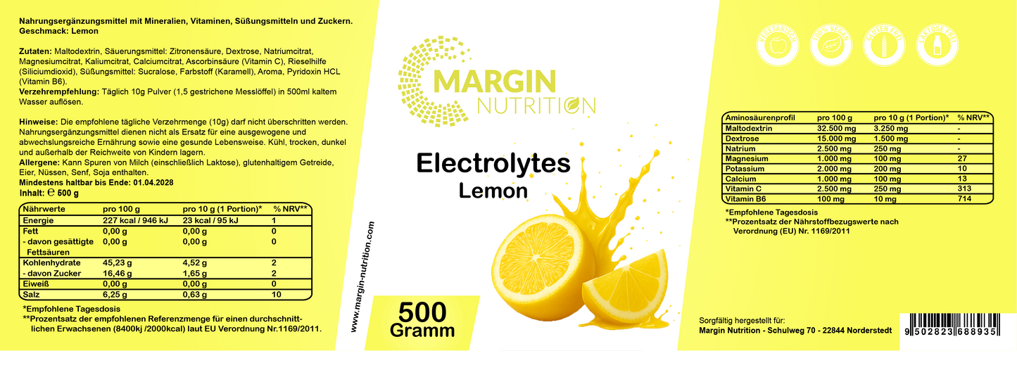 Electrolytes Lemon