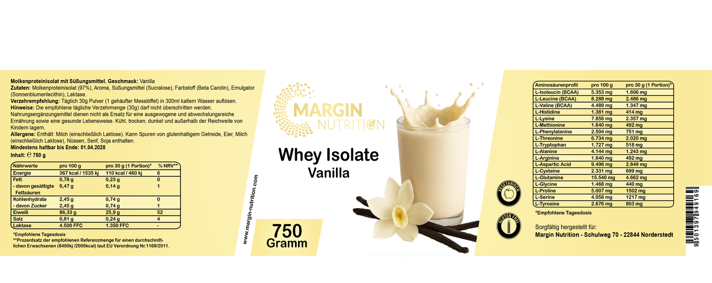 Whey Isolate Vanilla