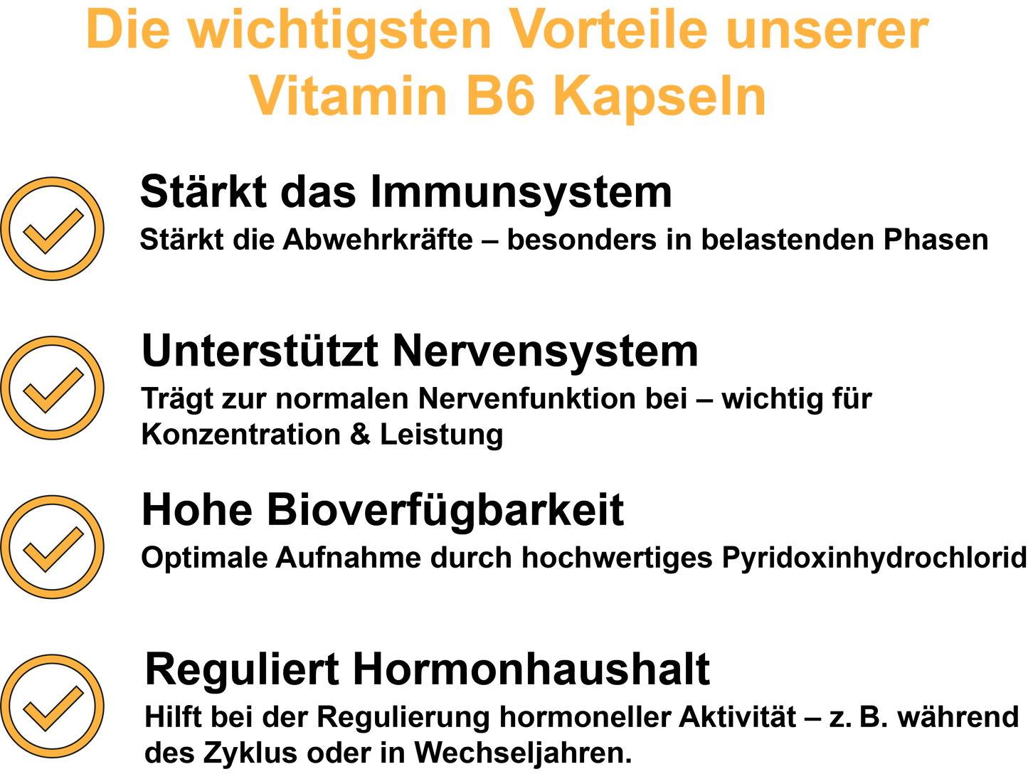 Vitamin B6 / Hochdosiert 40 Mg pro Tagesdosis (30, 60, 2x60, 3x60 Vegane Kapseln)