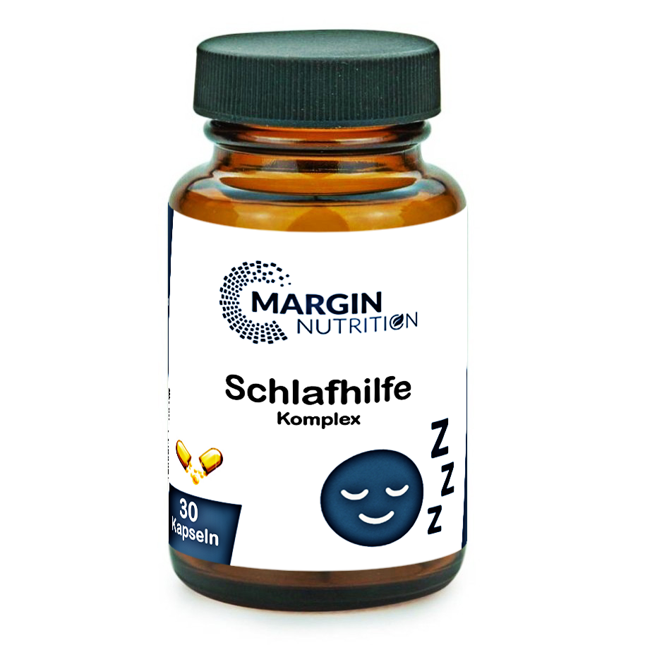 Schlafhilfe Komplex / Mit Melatonin, Magnesium, Ashwagandha und Vitamin B6 (30, 60, 2x60, 3x60 Vegane Kapseln)