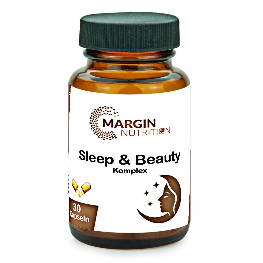 Sleep & Beauty Komplex / Mit Melatonin, Vitamin C, MSM und Vitamin B7 (Biotin) (30, 60, 2x60, 3x60 Vegane Kapseln)
