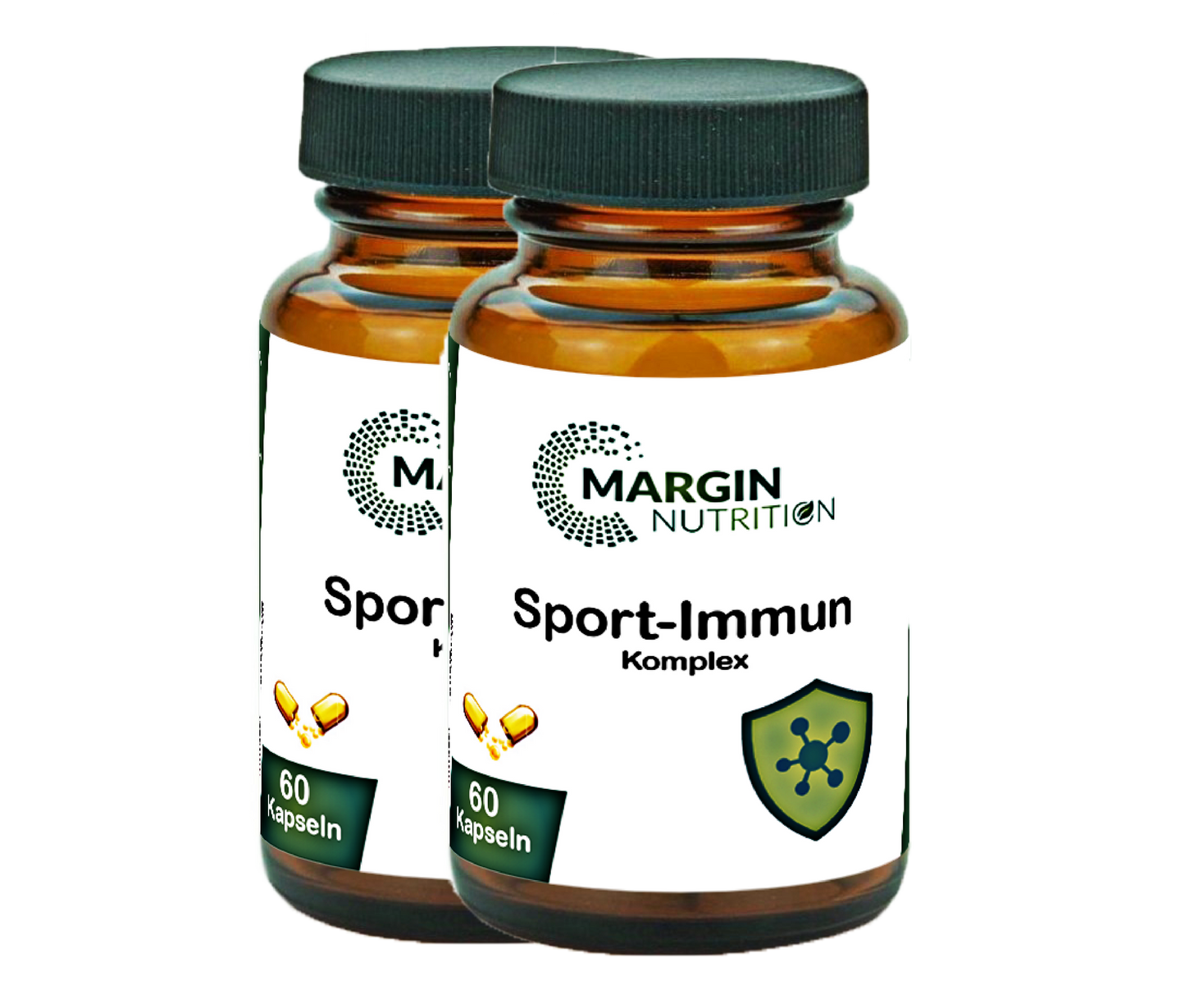 Sport-Immun Komplex / Mit Magnesium, Vitamin C, Zink, Vitamin D3 und Selen (30, 60, 2x60, 3x60 Vegane Kapseln)
