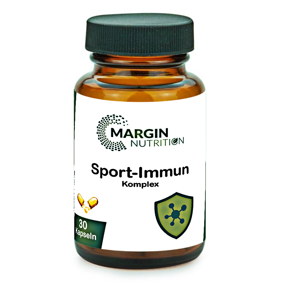 Sport-Immun Komplex / Mit Magnesium, Vitamin C, Zink, Vitamin D3 und Selen (30, 60, 2x60, 3x60 Vegane Kapseln)