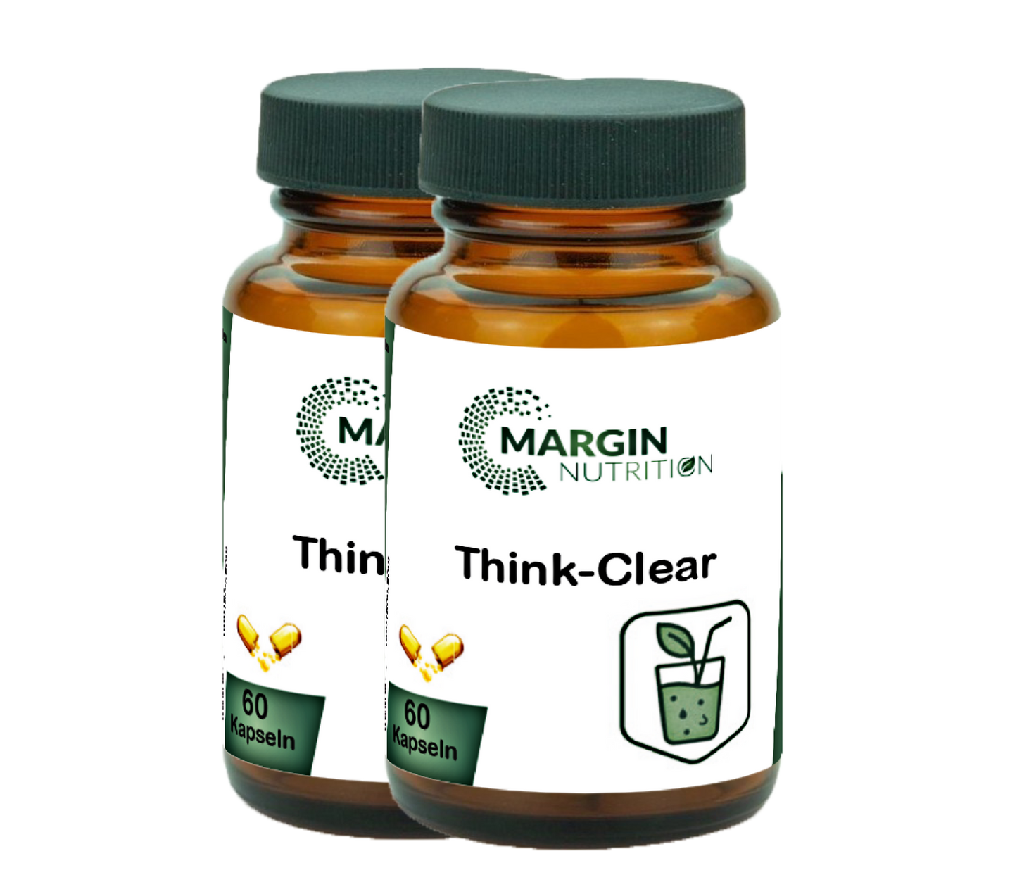 Think-Clear / Mit Vitamin D3, Vitamin B9 (Folsäure), Selen und Coenzym Q10 (30, 60, 2x60, 3x60 Vegane Kapseln)