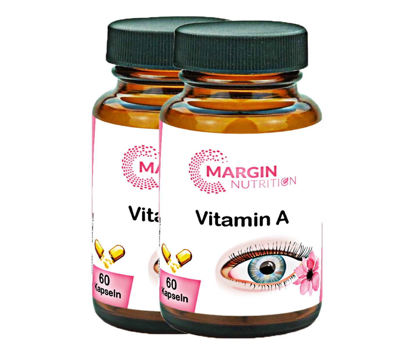 Vitamin A / Hochdosiert 800 µg RE pro Tagesdosis (30, 60, 2x60, 3x60 Vegane Kapseln)
