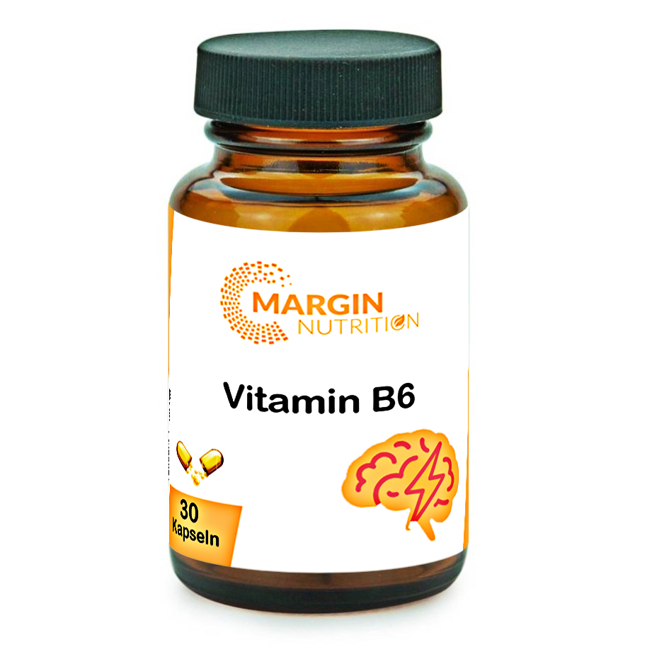 Vitamin B6 / Hochdosiert 40 Mg pro Tagesdosis (30, 60, 2x60, 3x60 Vegane Kapseln)