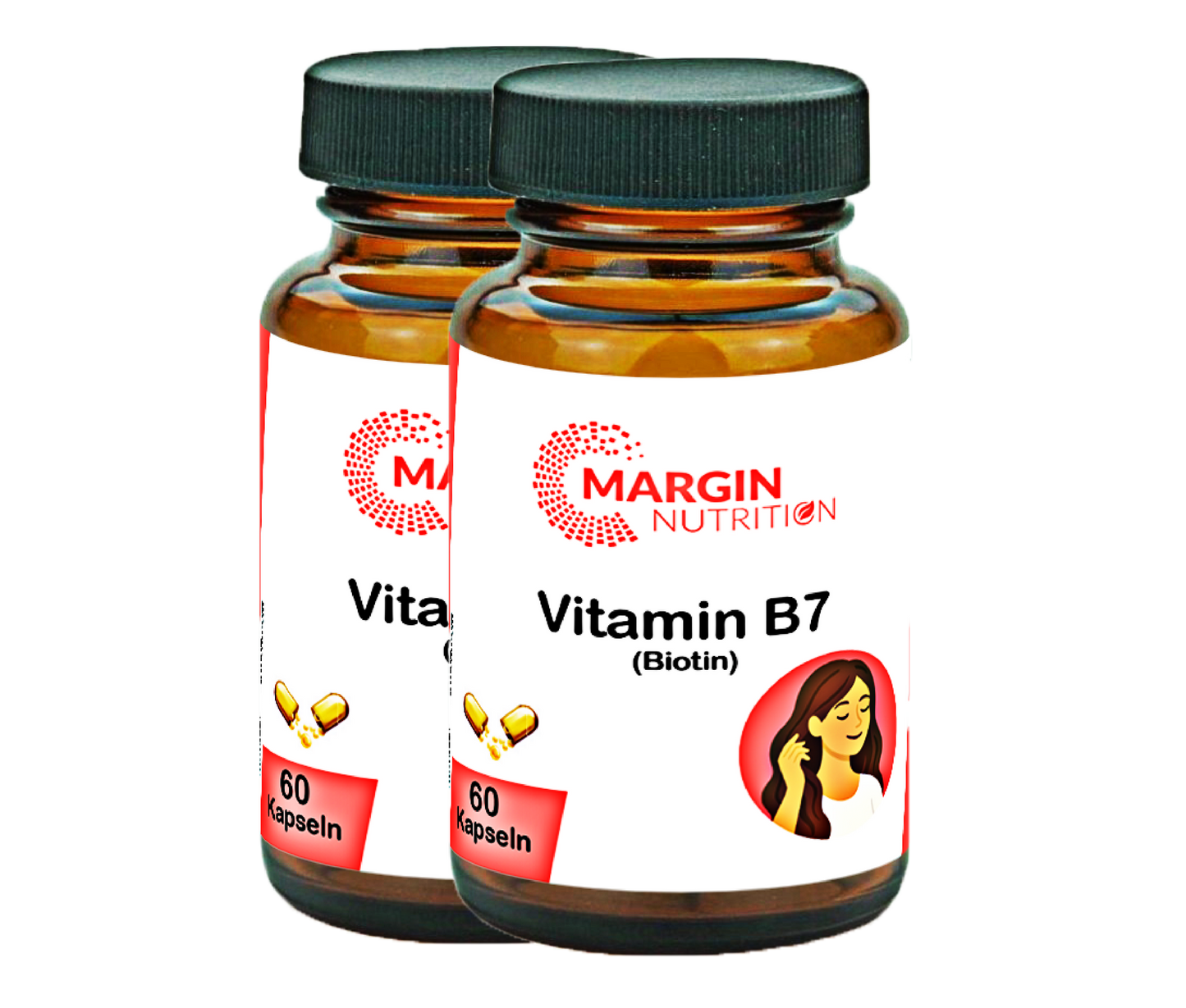 Vitamin B7 (Biotin) / Hochdosiert 1000 µg pro Tagesdosis (30, 60, 2x60, 3x60 Vegane Kapseln)