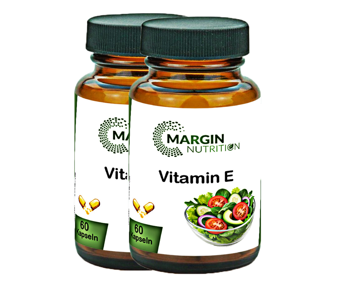 Vitamin E / Hochdosiert 30 mg α-TE pro Tagesdosis (30, 60, 2x60, 3x60 Vegane Kapseln)