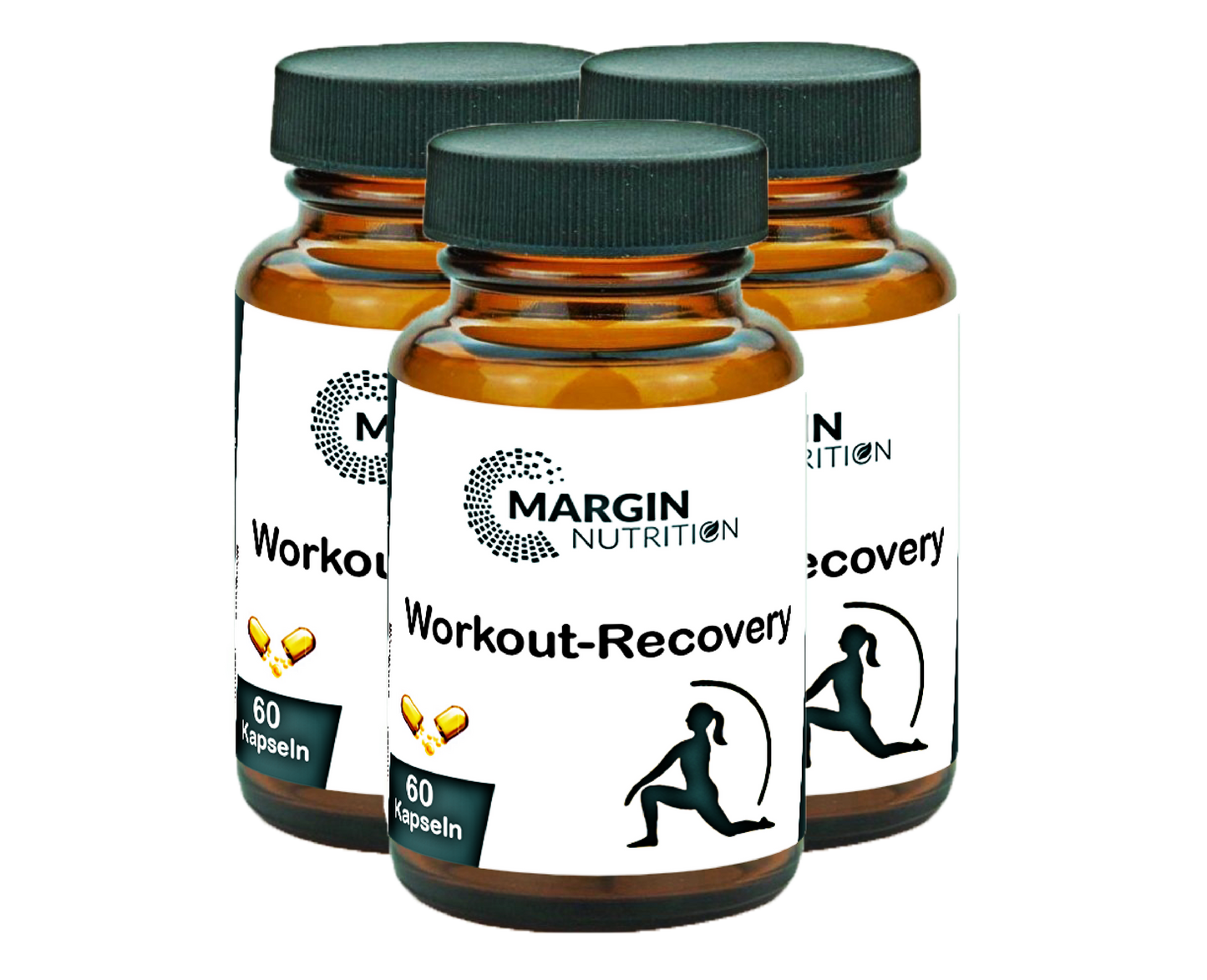 Workout-Recovery / Mit allen 8 B-Vitaminen, Magnesium, Vitamin C, MSM und Oligomere Proanthocyanidine (OPC) (30, 60, 2x60, 3x60 Vegane Kapseln)