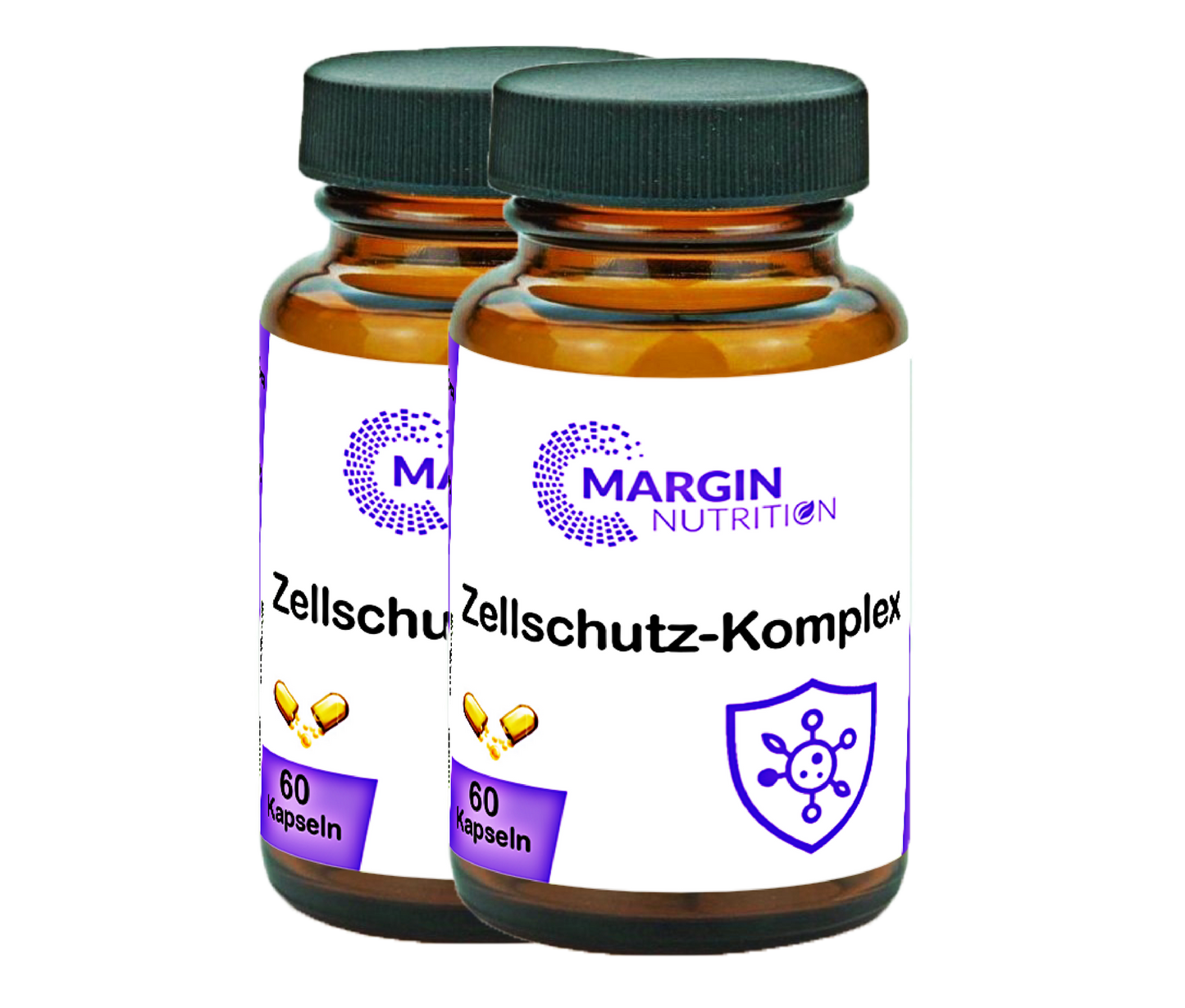 Zellschutz-Komplex / Mit Vitamin E, Vitamin C, Zink, Selen, Coenzym Q10 und Oligomere Proanthocyanidine (OPC) (30, 60, 2x60, 3x60 Vegane Kapseln)