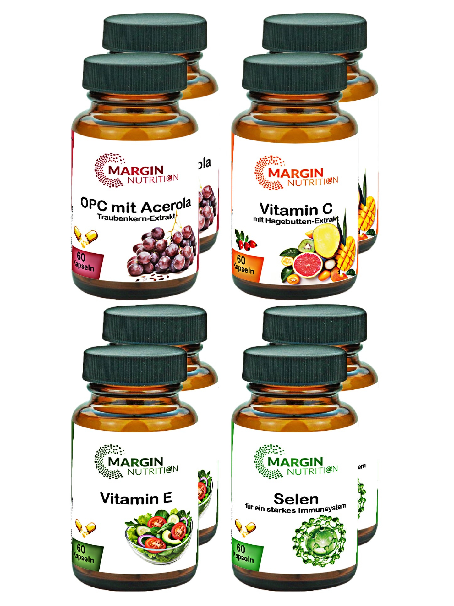 Antioxidantien Intensiv Paket (4er) – Für maximalen Zellschutz & starken antioxidativen Schutz