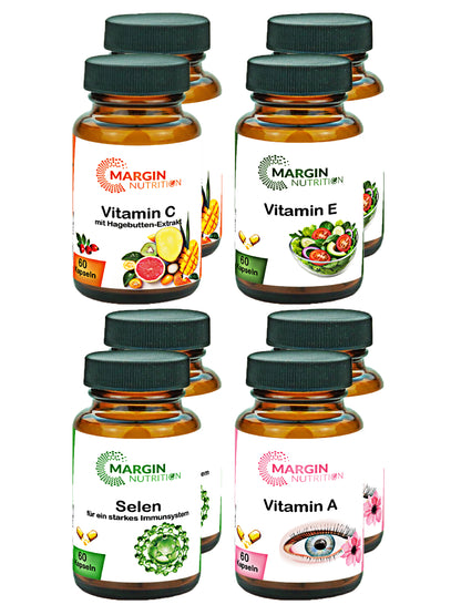 Antioxidantien Zellschutz Paket (4er) – Für starken Zellschutz & Schutz vor oxidativem Stress