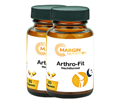 Arthro-Fit Nachtformel / Mit Magnesium, MSM, Melatonin und Oligomere Proanthocyanidine (OPC) (30, 60, 2x60, 3x60 Vegane Kapseln)