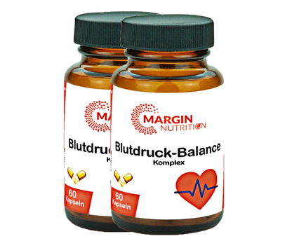 Blutdruck-Balance Komplex / Mit Coenzym Q10, Magnesium und Vitamin C (30, 60, 2x60, 3x60 Vegane Kapseln)