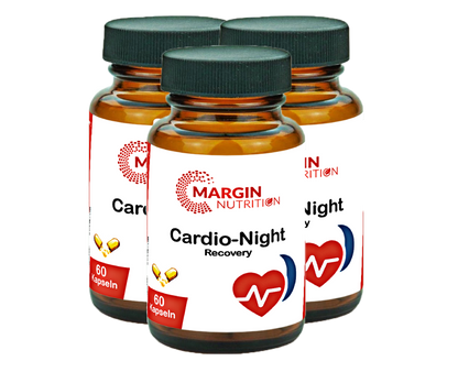 Cardio-Night Recovery / Mit Vitamin C, MSM, Coenzym Q10, Oligomere Proanthocyanidine (OPC) und Melatonin (30, 60, 2x60, 3x60 Vegane Kapseln)