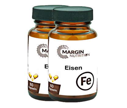 Eisen / Hochdosiert 35 mg pro Tagesdosis (30, 60, 2x60, 3x60 Vegane Kapseln)