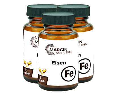 Eisen / Hochdosiert 35 mg pro Tagesdosis (30, 60, 2x60, 3x60 Vegane Kapseln)