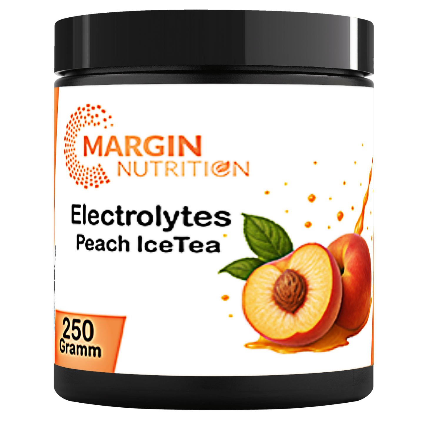 Electrolytes Peach Ice Tea – Elektrolytpulver für Sport & Hydration | 250 g, 500 g, 2×500 g, 4×500 g