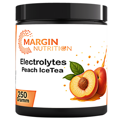 Electrolytes Peach Ice Tea – Elektrolytpulver für Sport & Hydration | 250 g, 500 g, 2×500 g, 4×500 g