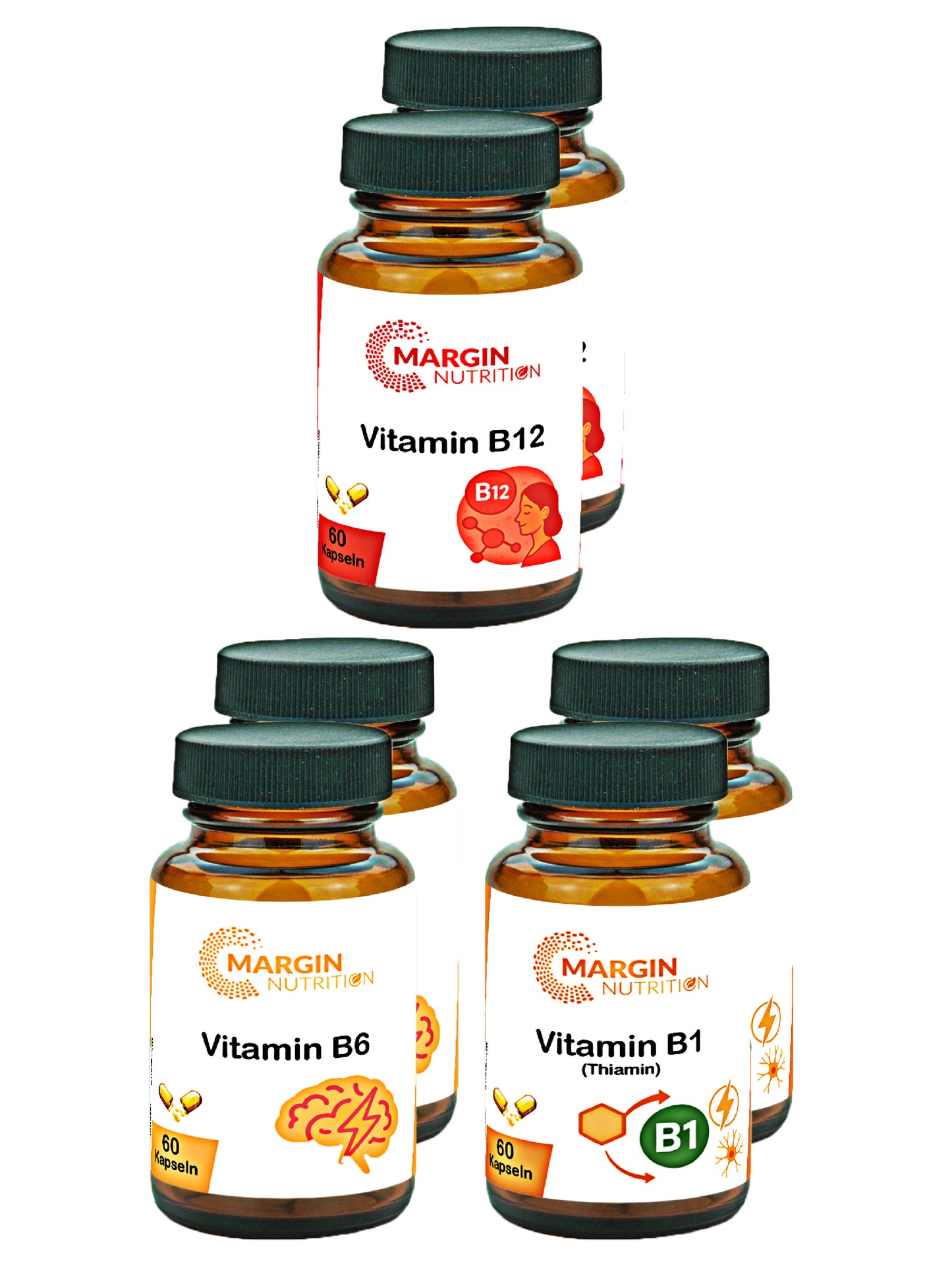 Energie & Nerven Vitamin Paket (3er) – Für mehr Energie & eine starke Nervenfunktion