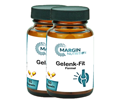 Gelenk-Fit Formel / Mit MSM, Curcuma, Vitamin D3, Vitamin C und Mangan (30, 60, 2x60, 3x60 Vegane Kapseln)