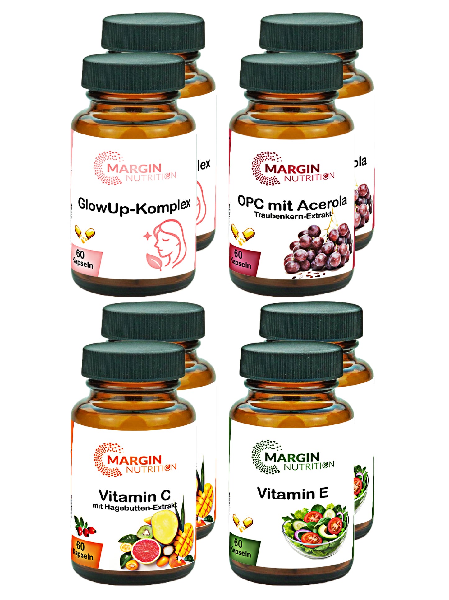 Glow & Strahlkraft Paket (4er) – Für natürliche Ausstrahlung & starken antioxidativen Schutz