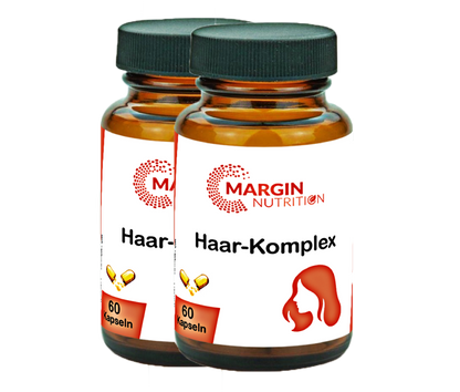 Haar-Komplex / Mit Kupfer, Zink, Selen und Biotin (Vitamin B7) (30, 60, 2x60, 3x60 Vegane Kapseln)