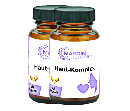 Haut-Komplex / Mit Vitamin A, Vitamin E, Vitamin C, Zink und Oligomere Proanthocyanidine (OPC) (30, 60, 2x60, 3x60 Vegane Kapseln)