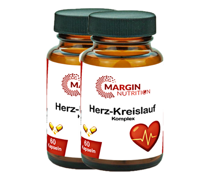 Herz-Kreislauf Komplex / Mit Magnesium, Vitamin D3, Vitamin K2 und Coenzym Q10 (30, 60, 2x60, 3x60 Vegane Kapseln)