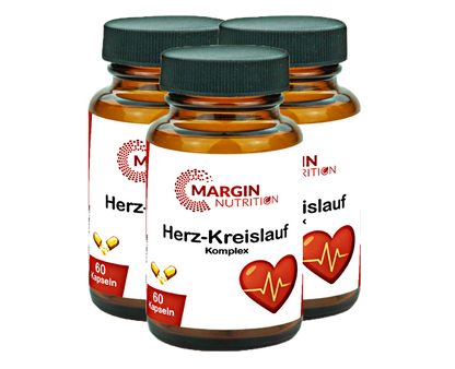 Herz-Kreislauf Komplex / Mit Magnesium, Vitamin D3, Vitamin K2 und Coenzym Q10 (30, 60, 2x60, 3x60 Vegane Kapseln)