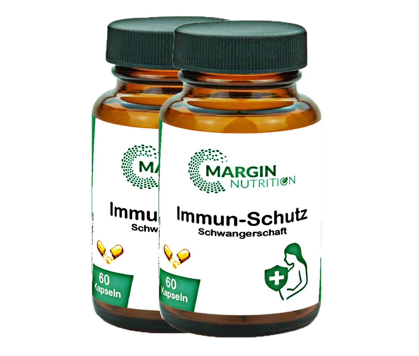 Immun-Schutz Schwangerschaft – Mit Vitamin C, Vitamin D3, Zink, Selen und Vitamin B12 | 30, 60, 2×60, 3×60 vegane Kapseln